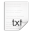 Mimetypes text plain icon
