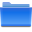 Places folder blue icon