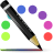 Actions-format-stroke-color icon