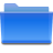 Places-folder-blue icon