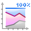 Actions office chart area percentage icon