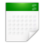 Mimetypes text calendar icon
