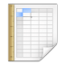 Mimetypes-application-vnd-oasis-opendocument-spreadsheet-template icon