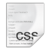 Mimetypes-text-css icon