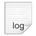 Mimetypes-text-x-log icon
