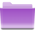 Places-folder-violet icon