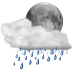 Status-weather-showers-night icon