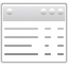 Actions-view-list-text icon