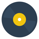 Disc vinyl icon