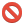 Sign ban icon