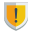 Shield warning icon