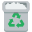 Trashcan-full icon