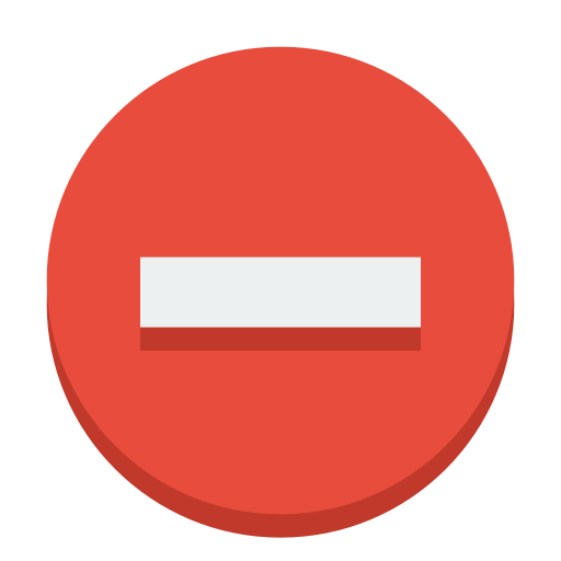 Sign Delete Icon Small Flat Iconpack Paomedia