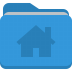 Folder-house icon