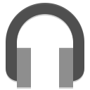 Audio headphones icon