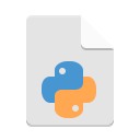 Text x python icon