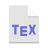 Text-x-tex icon
