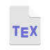 Text-x-tex icon