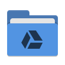 Folder blue google drive icon