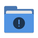 Folder-blue-important icon