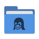 Folder-blue-linux icon