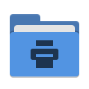 Folder-blue-print icon