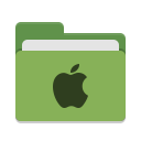 Folder-green-apple icon