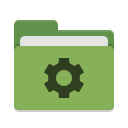 Folder green development icon