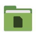 Folder-green-documents icon