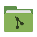 Folder-green-git icon