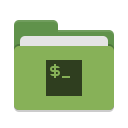 Folder-green-script icon