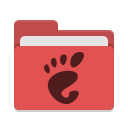 Folder red gnome icon