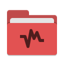 Folder-red-vbox icon
