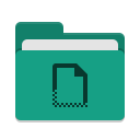 Folder-teal-templates icon
