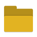 Folder yellow drag accept icon