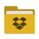 Folder-yellow-dropbox icon