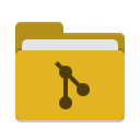 Folder yellow git icon