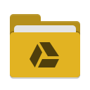 Folder yellow google drive icon