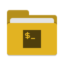 Folder-yellow-script icon