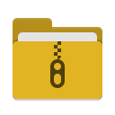 Folder-yellow-tar icon