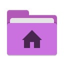 User magenta home icon