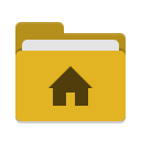 User yellow home icon