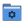 Folder blue development icon