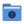 Folder blue important icon