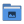 Folder blue pictures icon