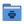 Folder blue print icon