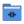 Folder blue remote icon