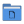 Folder blue templates icon