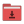 Folder red download icon