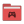 Folder red games icon